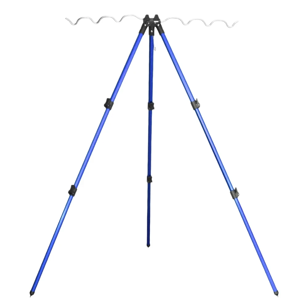 

Fishing Rods Tripod Stand Telescopic Aluminum Alloy Fishing Rod Holder Fishing Pole Holder Accessorie