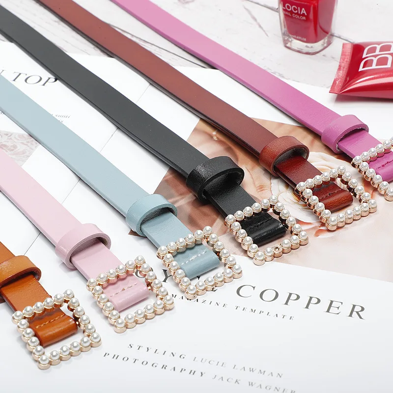 Простой ремень из натуральной кожи с украшением в виде рубашки для ленивых людей