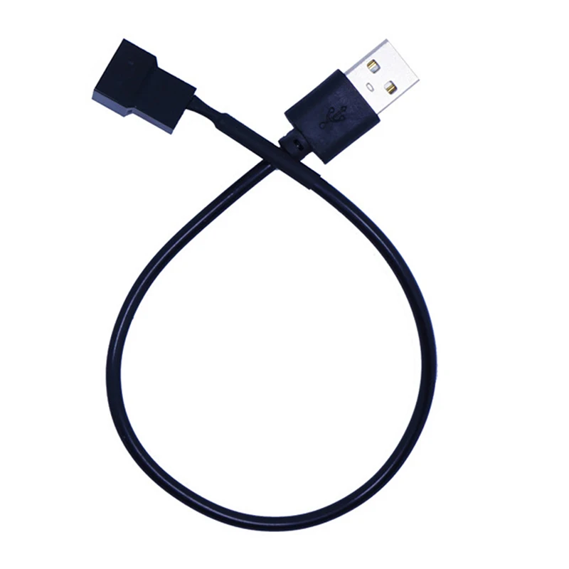 Адаптер 5V 30 см подключения 3pin или 4pin вентилятор USB адаптер Кабели Горячая 3/4 Pin