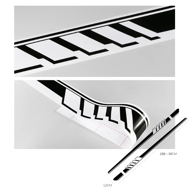 2 шт. универсальные боковые полосы для автомобиля сделай сам |