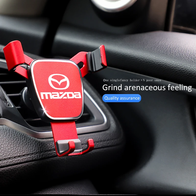 1Pcs ABS Car Styling Phone Holder Air Vent Clip Stand For Mazda 3 5 6 Axela Atenza Demio CX3 CX5 CX4 CX8 BM BN GJI Accessories | Автомобили