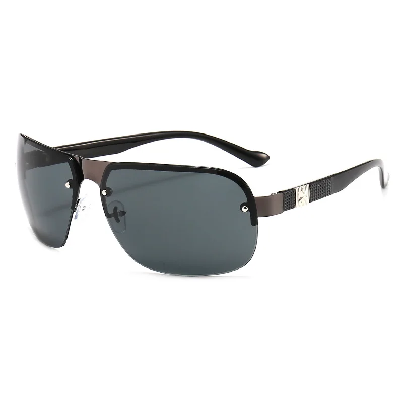 

2021 New Cycling Men's Sunglasses Windproof Sun Shade Double Tea Color Sunglasses for Men