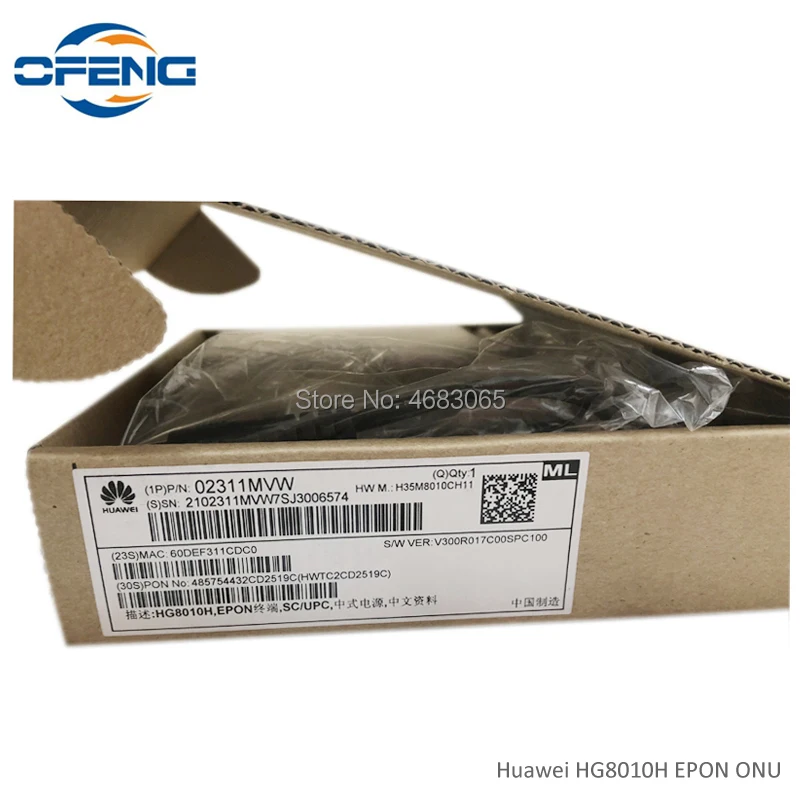 Горячая продажа Huawei EPON HG8010H SC UPC интерфейс ftth ont модем 1GE порт epon onu для