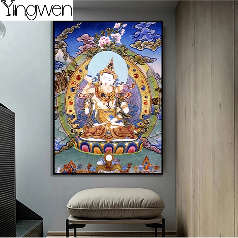 

Belief Thangka Yamantaka Buddha Religious Diamond Painting Cross Stitch DIY Diamond Embroidery 5D Diamond Mosaic Art Home Decor