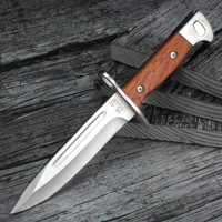 camping knife outdoor self defense survival fixed blade knives stainless steel high hardness straight knife for hiking hunting