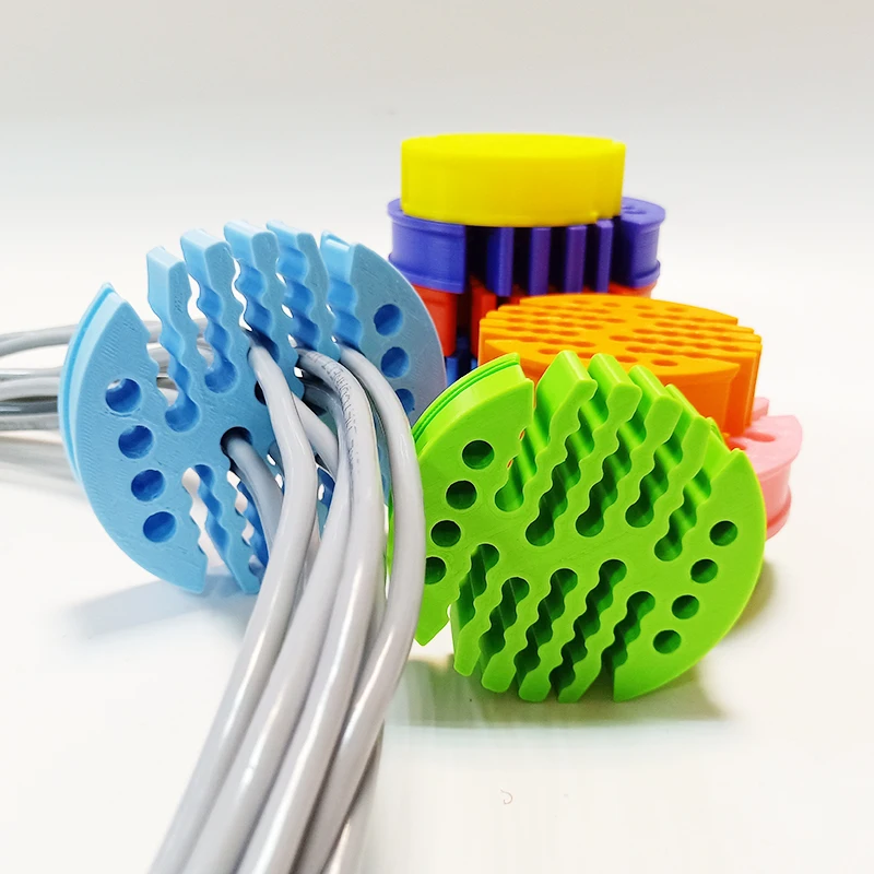 

44-hole color network cable organizer special carding device for network computer room, strengthen 20mm thickness