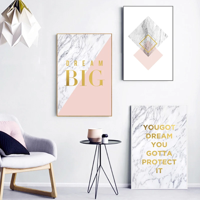 Розовые мраморные постеры и принты серый розовое золото канва художественная