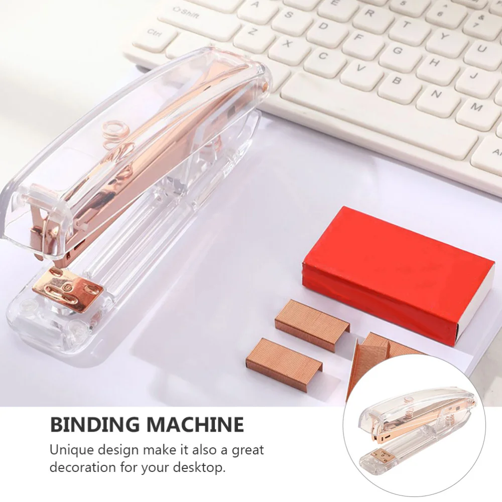 

1Pc Creative Stapler Durable Office Stapler Book Binding Tool Office Supplies