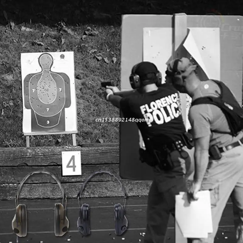 

77JC Anti-noise Electronic Ear Muffs Protection Shooting Hunting Sport Tactical