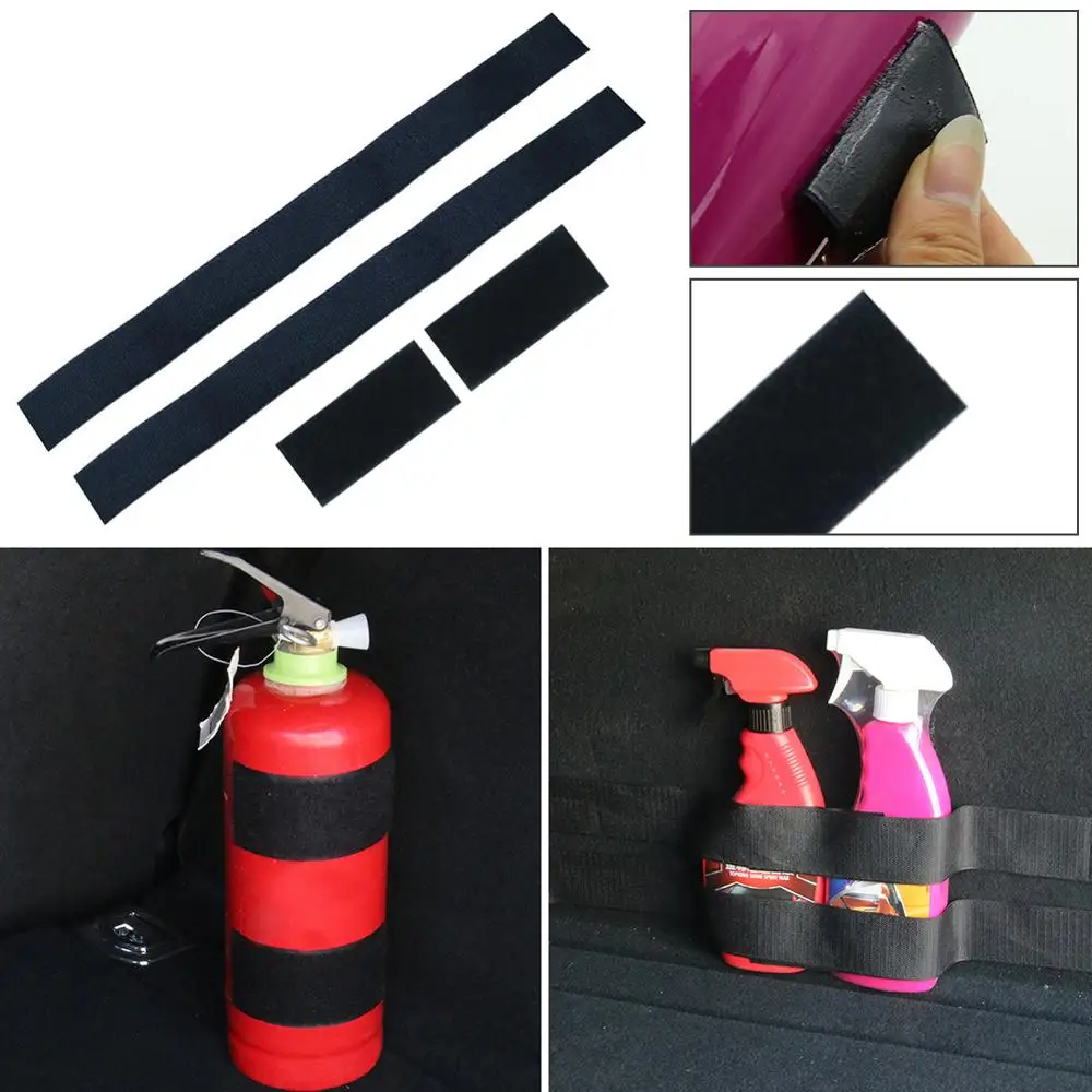 

Dropshipping 4 Pcs/set Belt Car Trunk Nylon Belt Fit for Audi Fixing Bandage Bracket Stickers Straps Fastener Car Styling