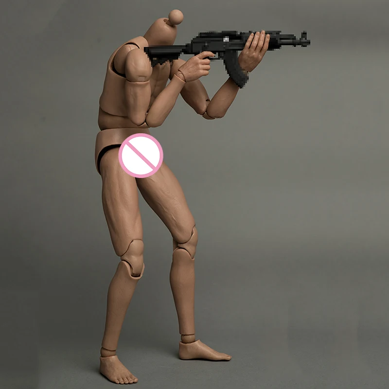 

in stock 1/6 Scale AT025 Man Durable Male Action Boy Slim Military Chest Muscular Body For 12" Soldiers Action Figure Body Doll