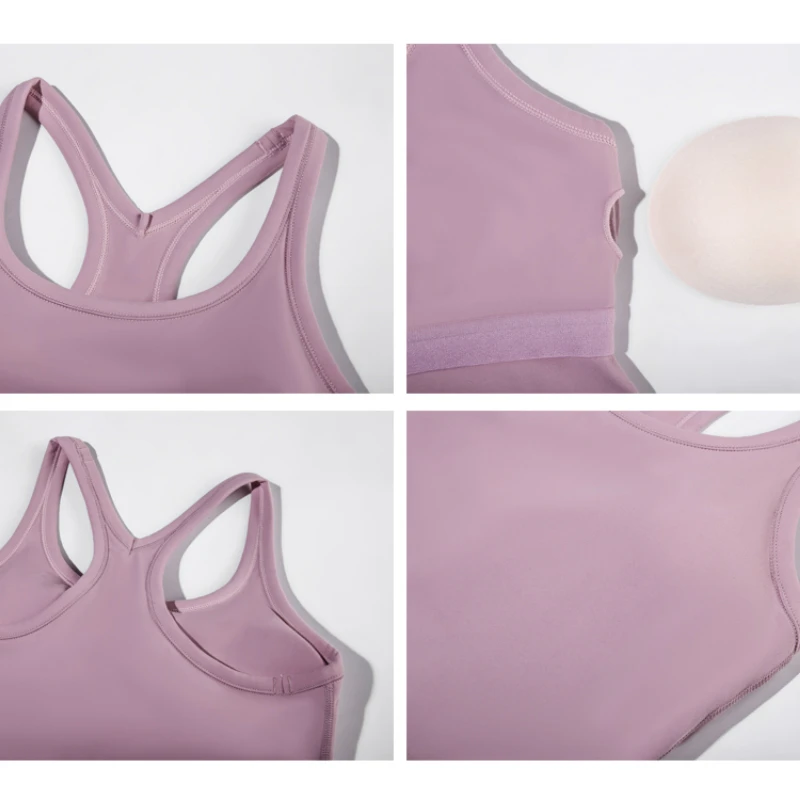 Женский мягкий спортивный бюстгальтер Nepoagym укороченный топ с бабочкой на спине