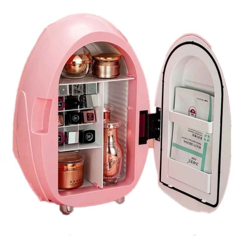 Household 10L Cosmetic Refrigerator Mini Skin Care Facial Mask Constant Temperature Beauty Refrigerator 220V Professional Storge