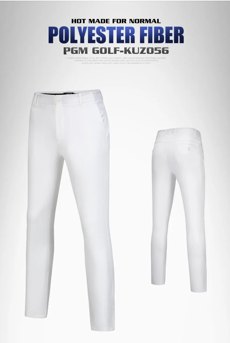 

Мужские летние брюки PGM KUZ056, брюки для гольфа, высокоэластичные спортивные брюки, удобные мужские брюки с эластичным поясом
