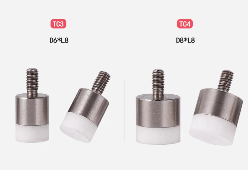 M2.5 Thread Ceramics Flat Plane Contact Pointed Indicator Probe for Digital or Dial Indicators Height Gauge red and white | Инструменты