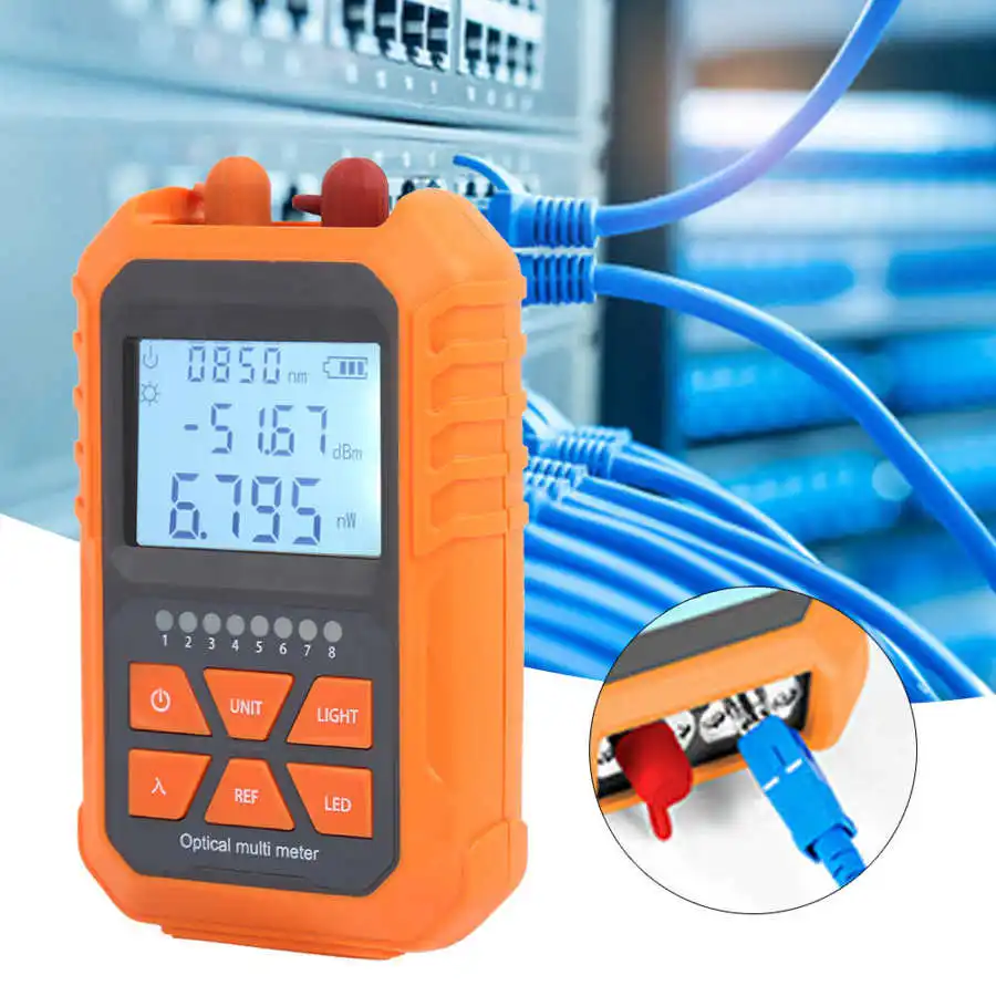 DC3 6V мини FC/SC/ST измеритель оптической мощности 70 до + 3 дБ светильник тестер
