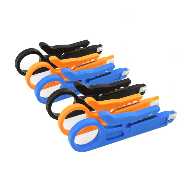 

1pcs Stripping Wire Cutter Portable Wire Stripper Knife Crimper Pliers Crimping Tool Cut Line Pocket Multitool Electrician tools