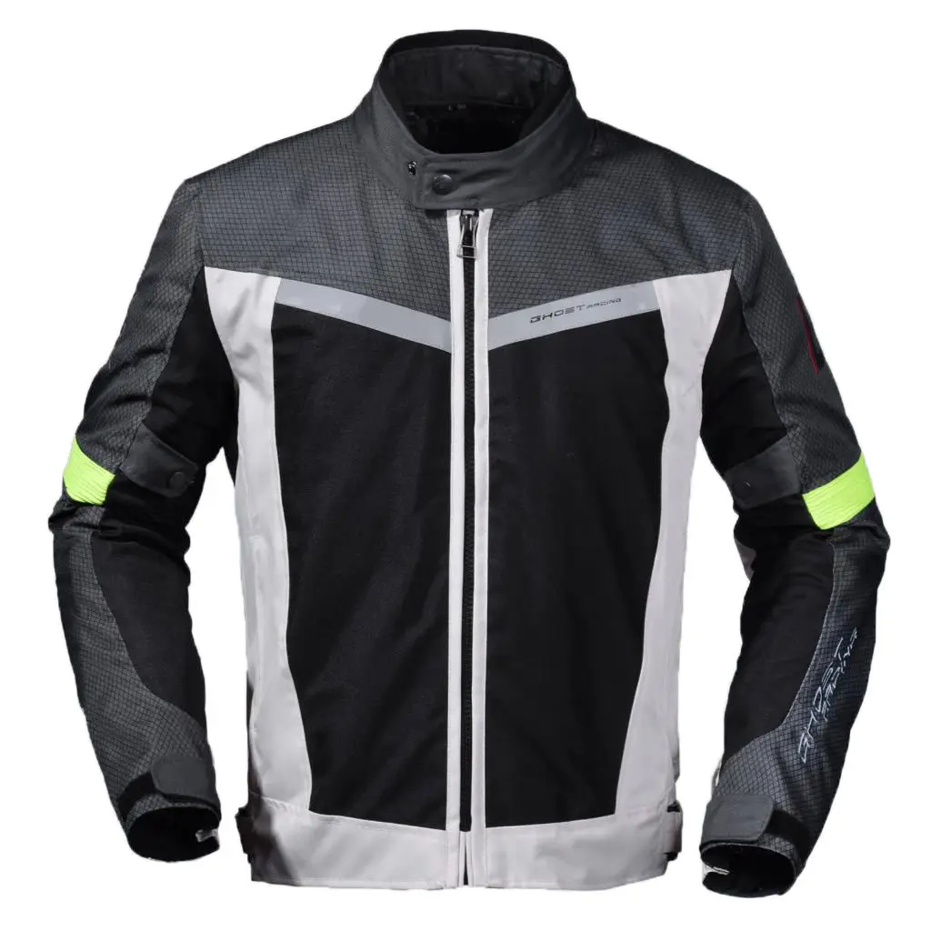 

Motorcycle Racing Riding Men's Jacket Windproof with Removable Protective Gear