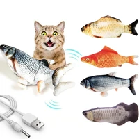 electronic cat toy 3d fish electric simulation fish toys for cats pet playing toy cat supplies juguetes para gatos pet toys