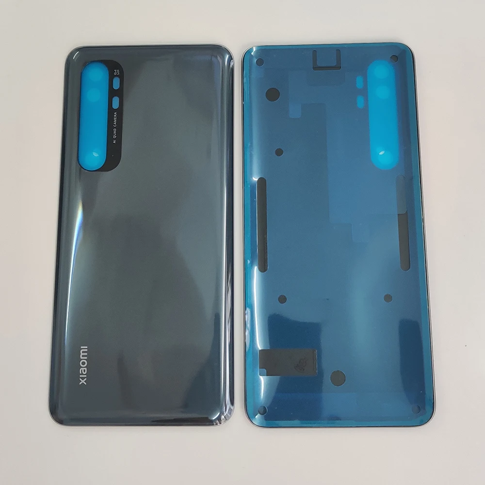 Оригинальная Задняя стеклянная крышка Note10 Lite для Xiaomi Mi Note 10 сменный жесткий чехол