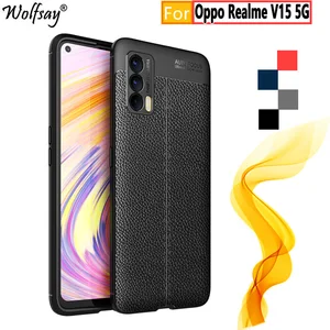 for oppo realme v15 5g case bumper rubber housings silicone back case for oppo realme v15 5g cover for oppo realme v15 5g case free global shipping
