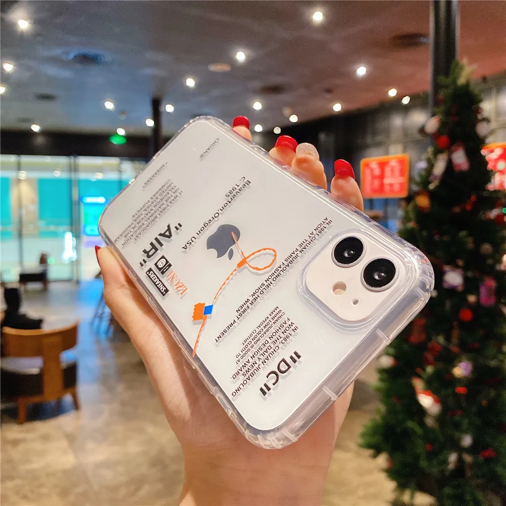 hot off sports shoes brand phone case for iphone 12 mini 11 x xs max xr 7 8 6 6s plus sneakers ins white label soft tpu cover free global shipping