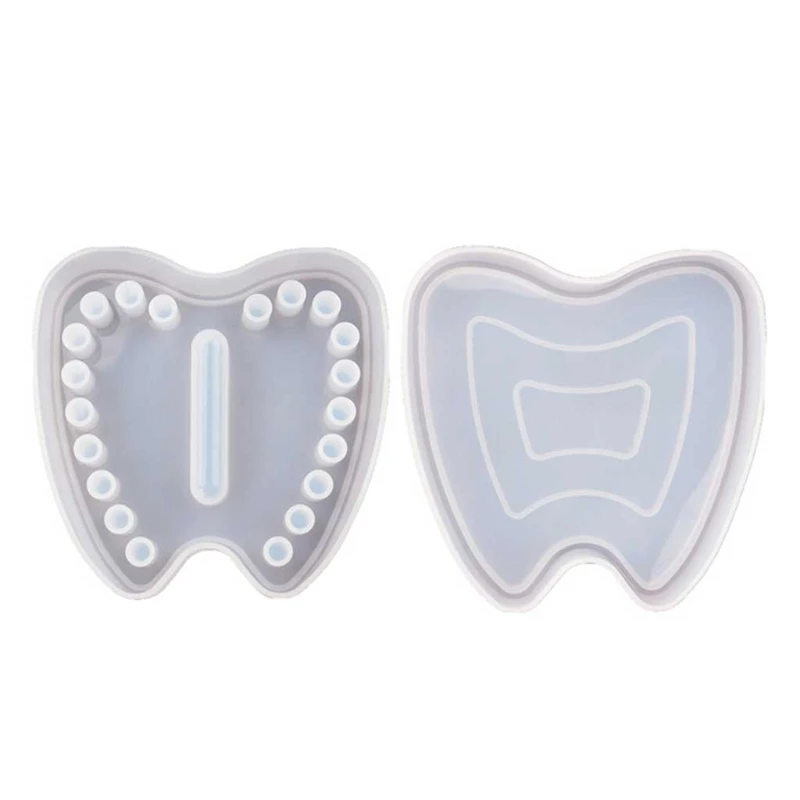 

Baby Tooth Box Resin Mold Kids Tooth Fairy Keepsake Organizer Resin Mold Tools