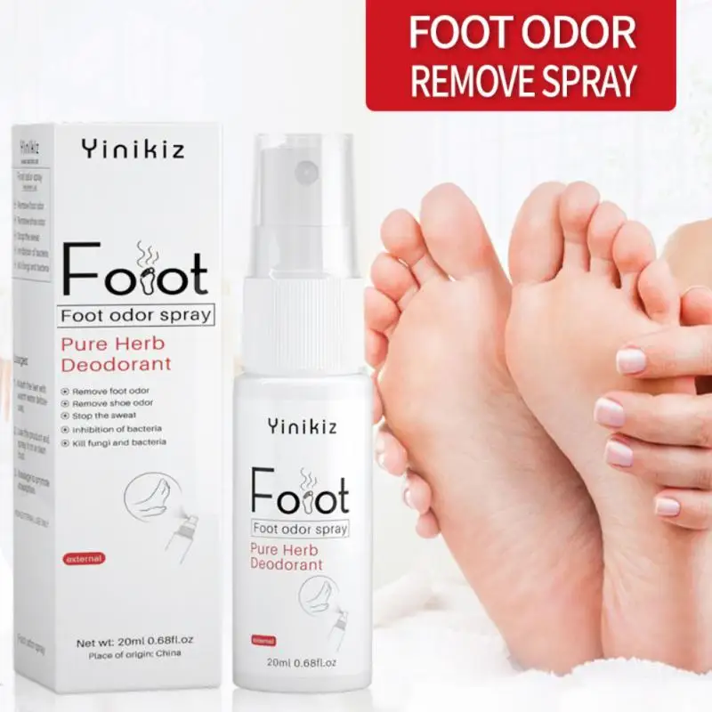 

Foot Odor Spray Antibacterial Deodorant Powder Anti Itch Sweat Odor Feet Athletes Anti-Fungi Shoe Sock Foot Liquid Feet Care New