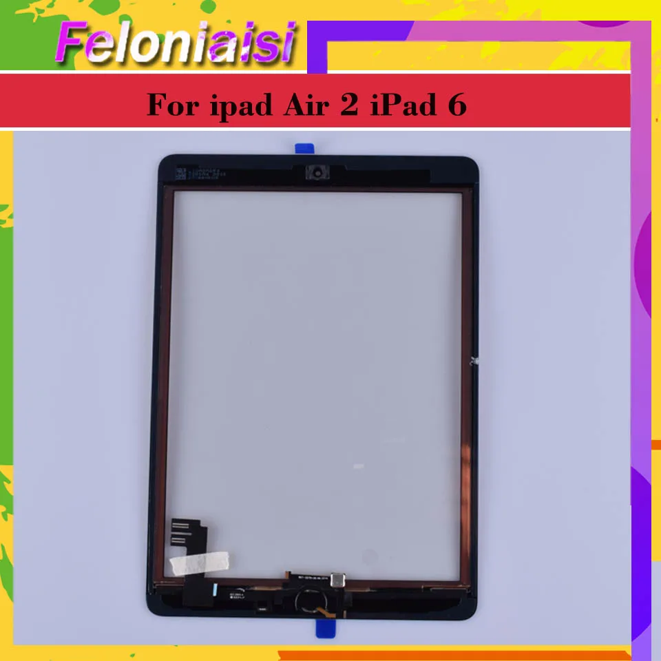 10 шт./лот Оригинальный сенсорный экран для iPad 6 Air 2 2nd Gen A1567 A1566 дигитайзер