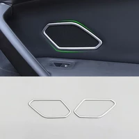abs chrome car rear door above speaker audio horn ring cover trim sticker styling for seat tarraco 2018 2019 2020 accessories
