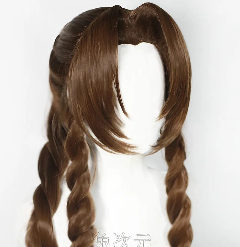 Final Fantasy VII 7 наряд в стиле известных брендов Айрис Гейнсборо Косплэй парик с