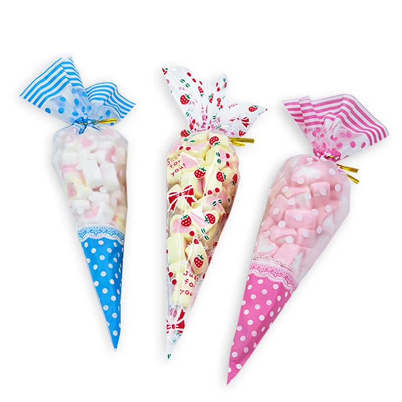 50 шт. Рождество прозрачный посылка целлофановая привлекательного леденцового