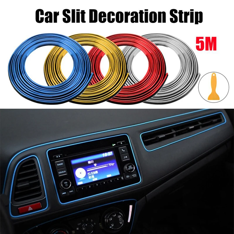 

Car Styling Moulding Interior Decoration Strips Trim For Lada Granta Vaz Kalina Priora Niva Samara 2 2110 Largus 2107 2106 4x4
