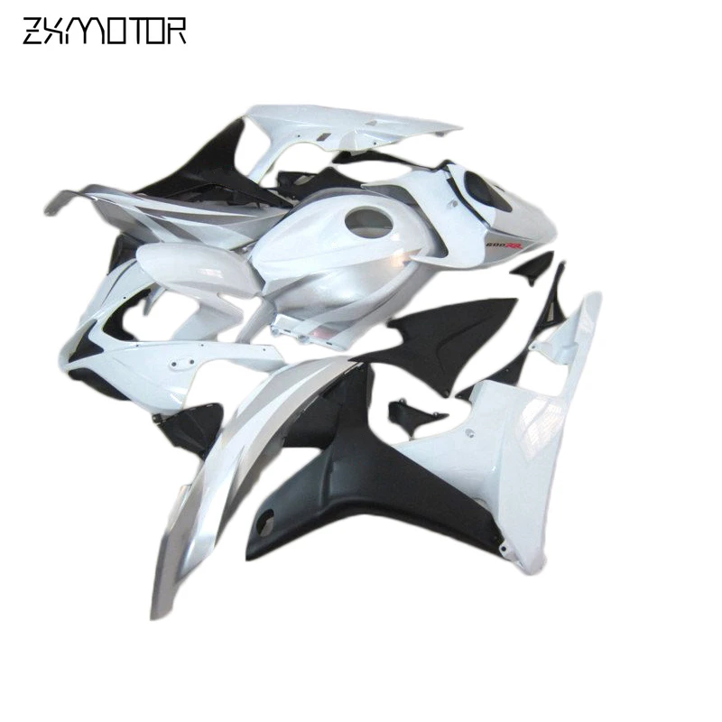 

Upgrading Injection Motorcycle Fairing kits for Honda CBR600RR F5 2007 2008 white black fairing set cbr 600 rr f5 07 08 SX19