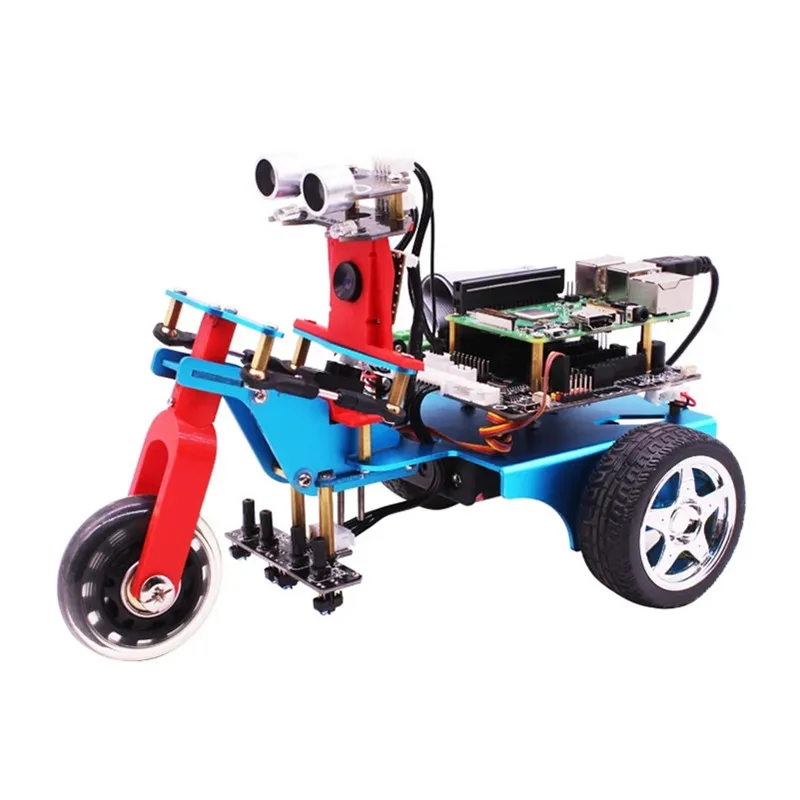 Billig Yahboom Trikebot Smart Roboter Dreirad RC Karte Kinder Spielzeug Mit WIFI Kamera Für Raspberry Pi 4B/3B +