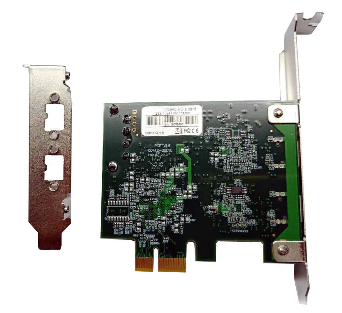 2-портовая плата FireWire PCI-E FirePro 1394b Плата видеозахвата для промышленной камеры |