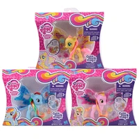 hasbro genuine my little pony rainbow dash fluttershy pinkie pie action figure honey rays b0358 girl toys