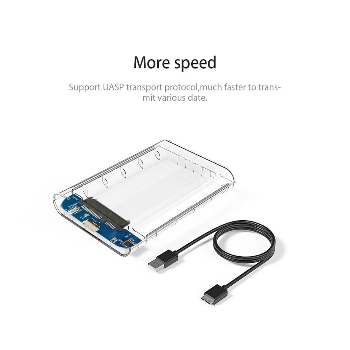 Корпус для внешнего жесткого диска SOONHUA 2 5 дюйма USB 3 0 SATA3 Гбит/с | Электроника