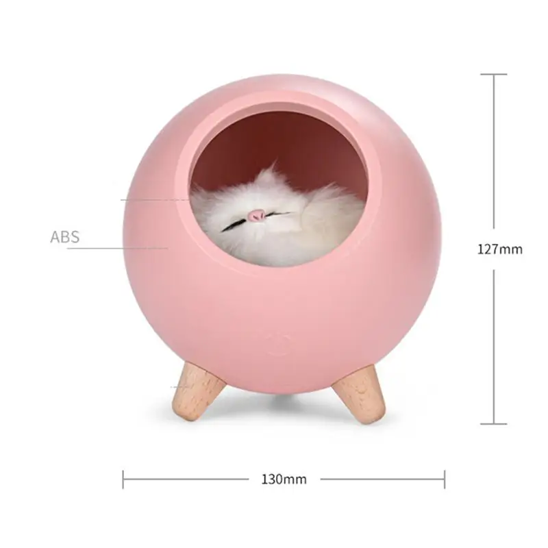 

SOLLED Cute Cartoon USB Charging Portable Mini LED Desktop for Bedside