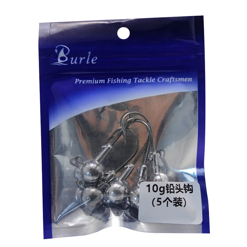 Рыболовный крючок со свинцовой головкой 5 шт./лот 2 5/3. Искусственная кожа/7 г/10 г/14 г