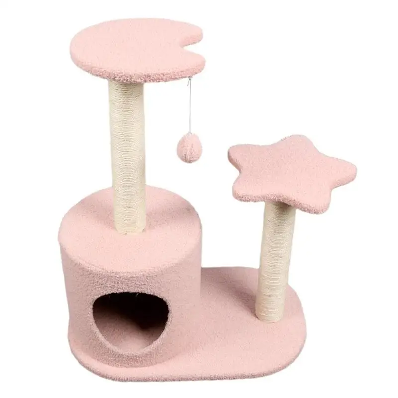 

1pc Practical Economic Durable Cat Climbing Frame Sisal Kitten Climbing Frame Pleasing Cat Nest Pet Supplies For Pet Cat