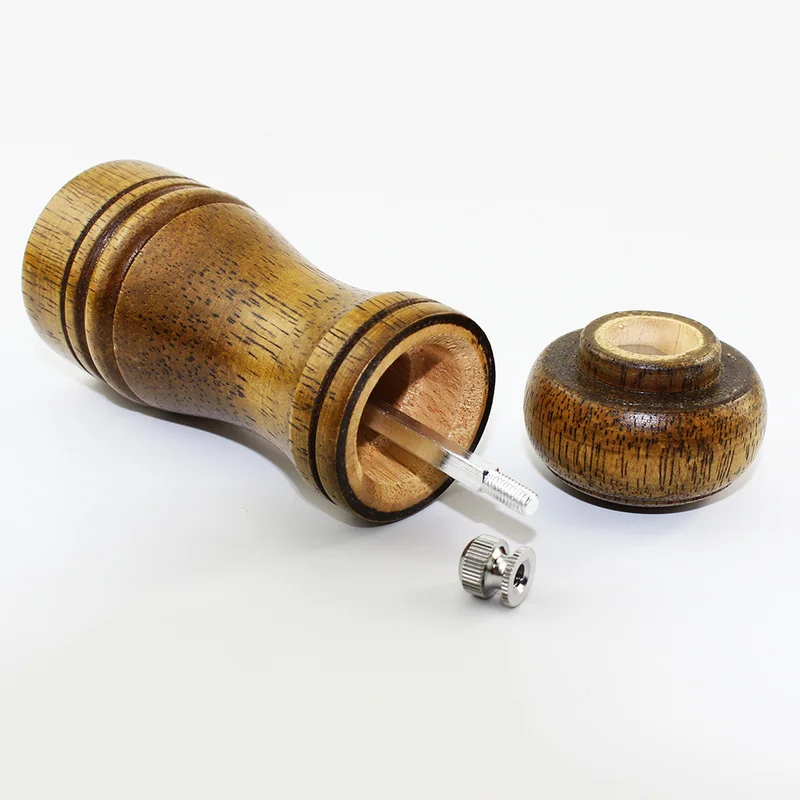 1 Pcs Kitchen Cooking Tools 5 Inch Classic Wood Pepper Mill Chili Spice Salt Corn Grinder | Дом и сад