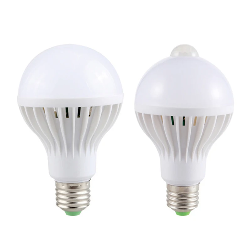 Светодиодная лампа с датчиком E27 220 В 3/5/7/9/12 Вт|Светодиодные лампы и трубки| |