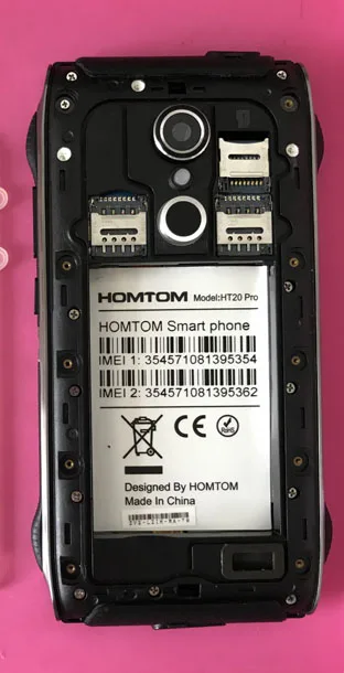 Оригинальный HOMTOM HT20 pro Телефон Фронтальная камера для Pro MTK6753 Восьмиядерный |
