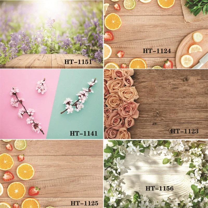 

SHUOZHIKE Vinyl Custom Photography Backdrops Wooden Planks Photography Background #HT200215-04