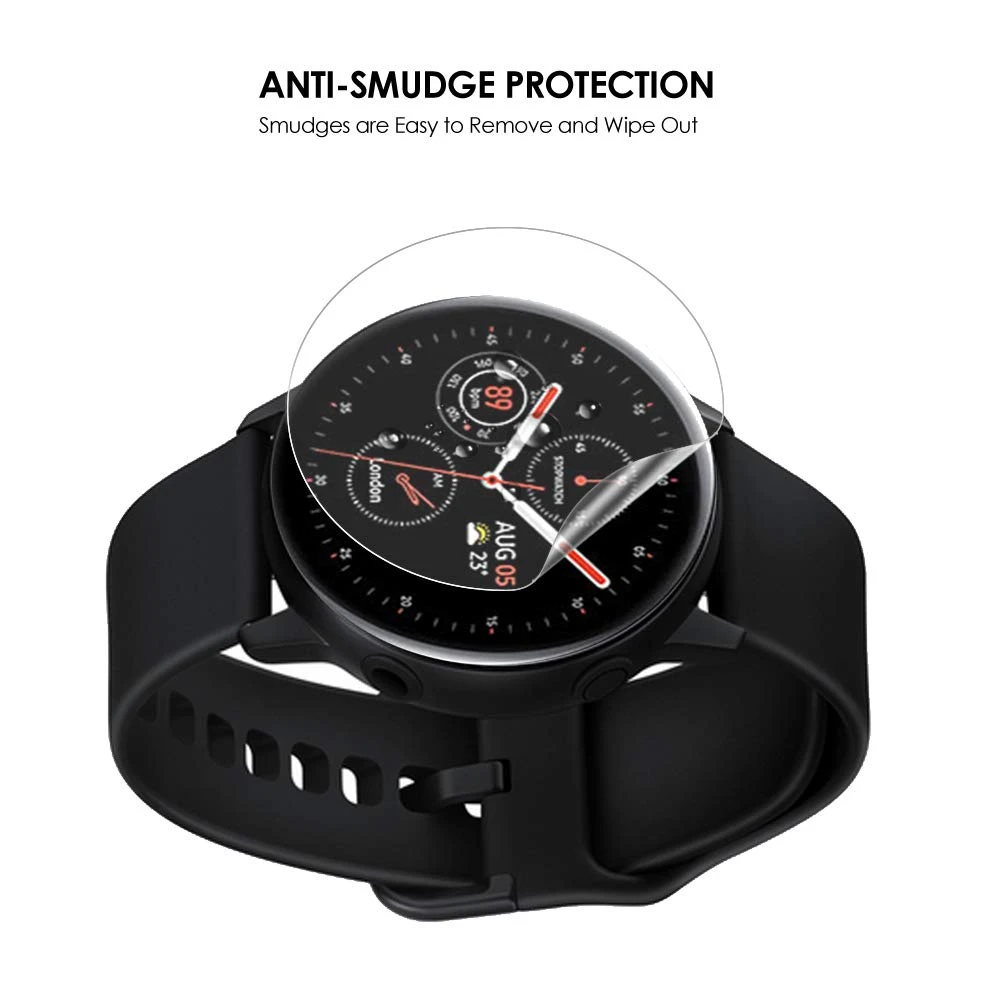 3 шт 5H для samsung Galaxy Watch Active 2 40 мм 44 мм Смарт-часы ТПУ нано взрывозащищенные анти-шок HD защитная пленка для экрана