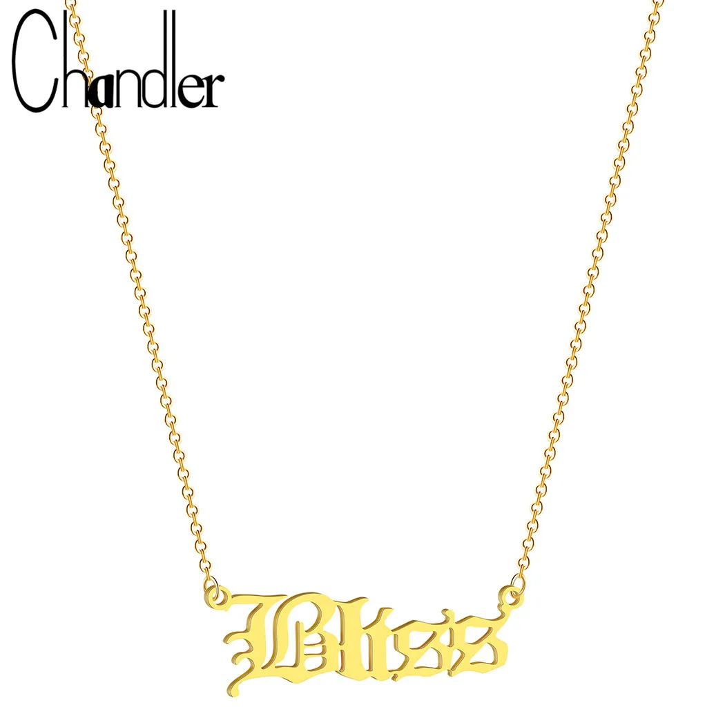 Чандлер Блисс колье ожерелья и кулоны для женщин винтажный Шарм Золотой чокер 2020