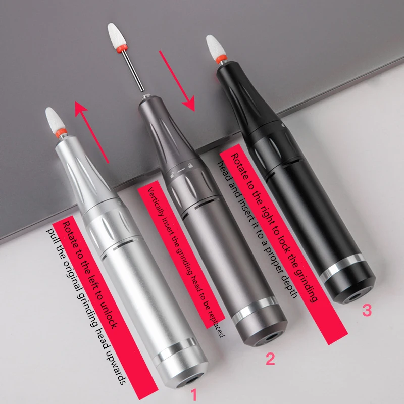 

Portable Electric Nail Drill Machine 35000RPM Rechargeable Nail Drill Pen Nail File Cutter for Manicure Nail Gel Polisher Tools