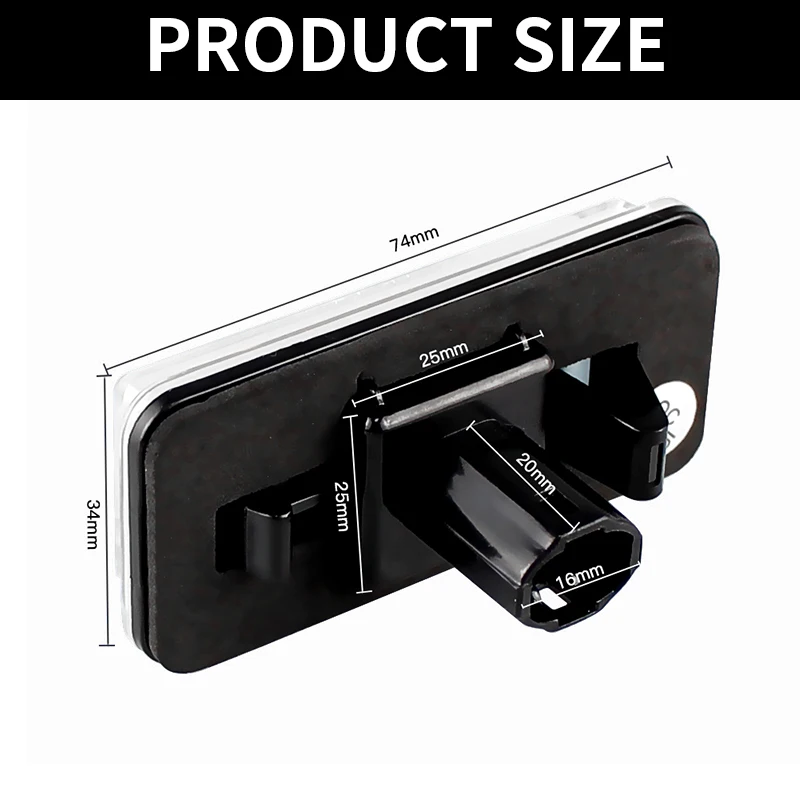 2 шт. безошибочный Canbus Автомобильный светодиодный номерной знак освещение для