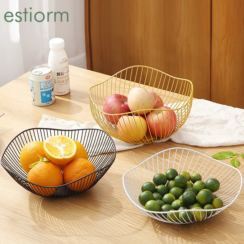 Роскошная корзина для хранения фруктов и овощей декоративные кухонные вечерние